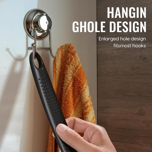 Long Handle Silicone Bath Brush for Back Scrubbing