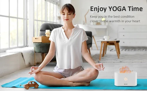 Aroma Flame Humidifier For Office And Home Use