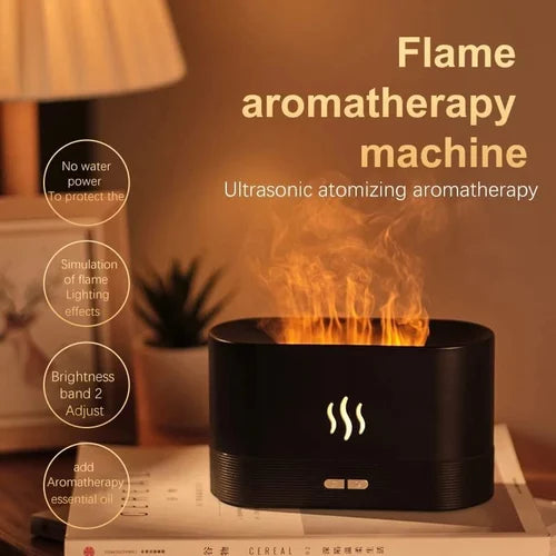 Aroma Flame Humidifier For Office And Home Use