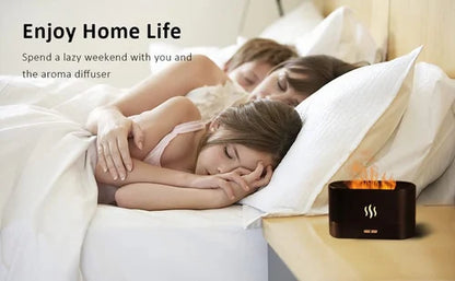 Aroma Flame Humidifier For Office And Home Use