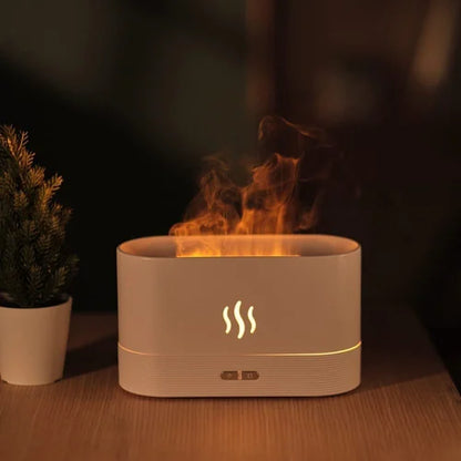 Aroma Flame Humidifier For Office And Home Use